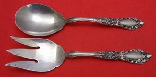 Primary image for Prince Eugene By Alvin Sterling Silver Salad Serving Set AS 2pc 8 7/8"
