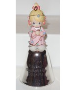 Precious Moments Mini Plastic Figurine Bell MAY YOUR CHRISTMAS BE DELIGH... - €12,93 EUR