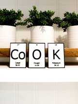 CoOK | Periodic Table of Elements Wall, Desk or Shelf Sign - £9.50 GBP