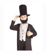 Abraham Lincoln Childs Dress Up Halloween Costume Size Small 4-6 NEW - $18.17 CAD