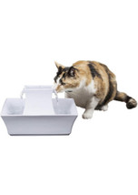 PETSAFE Drinkwell PORCELAIN  Dog Cat Fountain 70oz Vet Recommended! filt... - $69.29