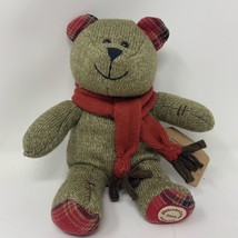 Christmas Starbucks Bearista Winter Holiday Knit Teddy Bear Plush #88 (2009) NEW - £10.66 GBP