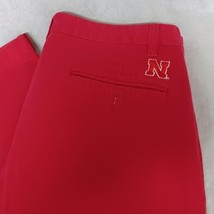 Nebraska Dockers Pants Red 34x32 Go Big Red Game Day - £22.67 GBP