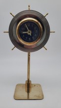 Pendulux Skipper Nautical Ship Boat Desk Table Clock Steering Wheel Helm... - £45.00 GBP