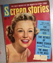 Screen Stories Magazine May 1956 June Allyson Cover - £11.86 GBP