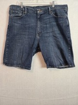 Wrangler Mens Relaxed Fit Denim Shorts Size 40 Blue Cotton Blend Jeans - $15.01