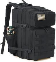 Men&#39;S Molle Daypack 35L/45L Large 3 Day Bug Out Hiking Rucksack With Bottle - £40.90 GBP