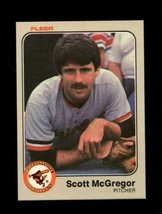 1983 Fleer #66 Scott Mcgregor Nmmt Orioles - $0.97