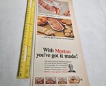 Morton Honey Buns You&#39;ve Got it Made Vintage Print Ad 1968 - $6.98