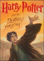 Harry Potter and the Deathly Hallows Book Cover Refrigerator Magnet NEW ... - £3.12 GBP