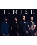 JINJER Band 1 FLAG CLOTH POSTER BANNER CD Groove Metal - £15.33 GBP