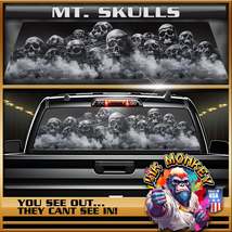 Mt. Skulls - Truck Back Window Graphics - Customizable - £46.54 GBP+