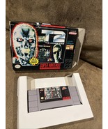 T2: The Arcade Game (Super Nintendo Entertainment System, 1993)  Box &amp; G... - $42.56
