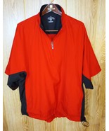 Champions Tour S/S Golf Rain Jacket Windbreaker 1/4 Zip Pull Over L/G Re... - $25.68 CAD