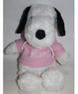 Peanuts Snoopy Dog 16" Plush Pink Knott's Berry Farm Hoodie Stuffed Soft... - $20.86