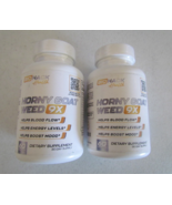 Set of 2 BioTruth Horny Goat Weed Ultra Pro Mood &amp; Stamina Support 60 Ca... - $48.16 CAD