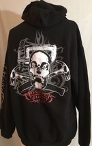 New Monster Garage Men Black Long Sleeves Sweatshirts Pullover Hoodies L/G - $39.59