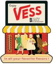 Vess Beverages Laser Cut  Metal Sign - $69.95