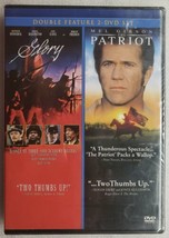 Glory/The Patriot: Double Feature 2 DVD Mel Gibson Matthew Broderick Denzel - £10.24 GBP