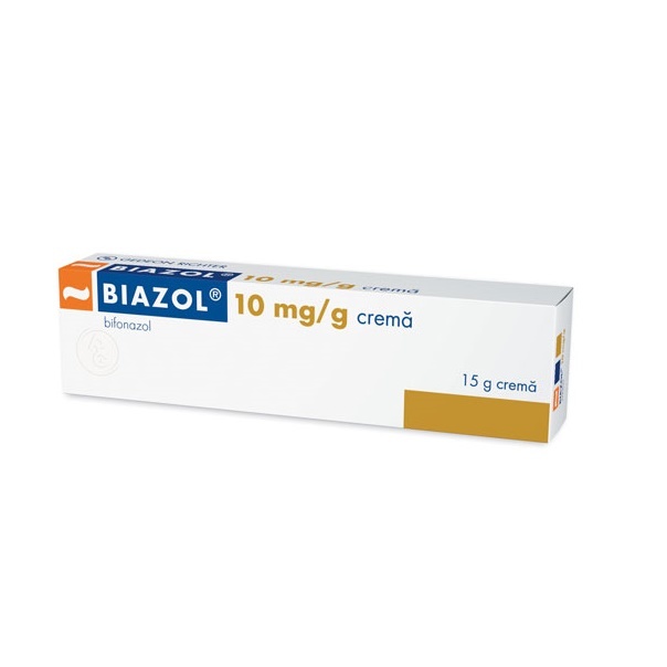 Biazol Cream,15 gr, Gedeon Richter- against skin diseases caused by ...