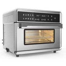 Touchscreen Air Fryer Toaster Oven 30 Qt w/ 3 Cooking Levels Dehydration Recipe - £318.13 GBP