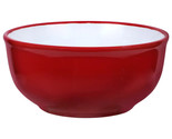Royal Norfolk Red and White Stoneware Bowls, 6-in.   Set of 4 - $29.99