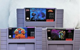 Super Metroid Ice Metal / Redesign / Star Dust  (3 Game Bundle) - SNES Nintendo - £20.77 GBP+