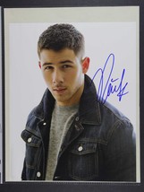 Nick Jonas Signed Autographed Glossy 8x10 Photo - £63.19 GBP