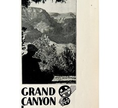 Grand Canyon Limited Train 1933 Advertisement Sante Fe Railway Lines DWKK13 - $28.02 CAD