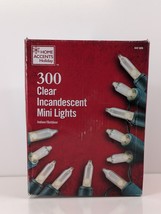 Home Accents Holiday 300 ct Incandescent Mini Clear Christmas String Lights - £13.19 GBP
