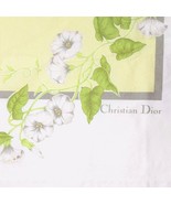 Christian Dior Morning Glory Floral Yellow Cotton Percale 2-PC Euro Shams - £45.30 GBP