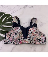 Livi Lane Bryant Max Support Underwire Sports Bra Size 44 DD Gray Pink - $465.41 MXN