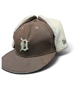 Detroit Tigers New Era 59Fifty Winter Dog Ear Hat BROWN MLB Ear Cover 7 1/2 - $183.24 MXN