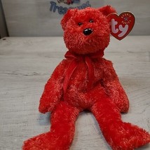 TY Beanie Baby Sizzle Bear 2001 Stuffed Toy Plush VGC  - $3.00