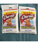 Charmin To Go Toilet 10 Seat Covers Lot Of 2 Travel Purse Pack Safe Prot... - $383.96 MXN