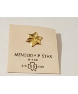 1960&#39;s Girl Scout Membership Star Pin 9-652 - NEW - $5.93
