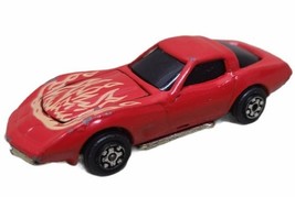 VINTAGE 1979 KIDCO Red Flames Corvette Race Car Toy - RARE! - $22.37