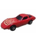 VINTAGE 1979 KIDCO Red Flames Corvette Race Car Toy - RARE! - $22.37