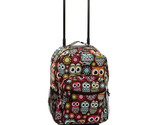 Rockland Double Handle Rolling Backpack, OWL, 17-Inch - £26.10 GBP