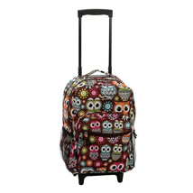 Rockland Double Handle Rolling Backpack, OWL, 17-Inch - £25.60 GBP