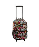 Rockland Double Handle Rolling Backpack, OWL, 17-Inch - £25.73 GBP