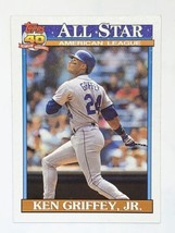 Ken Griffey Jr. 1991 Topps #392 Seattle Mariners MLB Baseball Card - £0.95 GBP