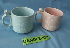 Loot Crate Exclusives 2017 Sanrio Little Twin Stars Pink And Blue Mugs 16363 - $49.49