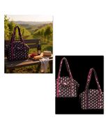 QUILTED PINK PAISLEY PATTERN TOTE BAG - $10.00
