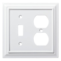 W10770-PW Pure White Architect Single Switch / Duplex Cover - £17.07 GBP