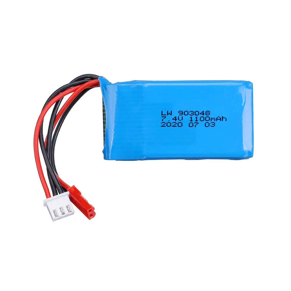 Game Fun Play Toys 7.4V 1100mAh 25C  Li-Po Battery for WAames A949 A959 A969 A97 - £23.05 GBP