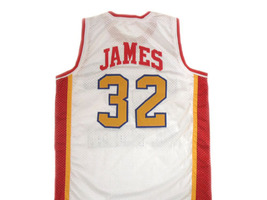 Lebron James #32 McDonald's All American Basketball Jersey White Any Size image 5