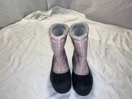 Mens Sorel Snow Command Pink Black &amp; Purple Winter Boots 4 - £19.42 GBP