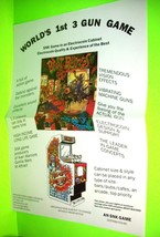 Electrocoin Beast Busters Arcade FLYER Original NOS Video Game Retro 1989   - $61.28