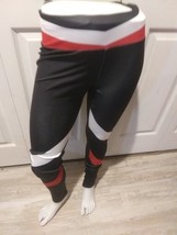 La Belle Boutique Yoga Pants Black Red Large - $190.06 MXN